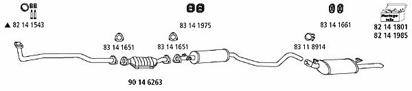 HJS Leistritz OP_621 Exhaust system OP621