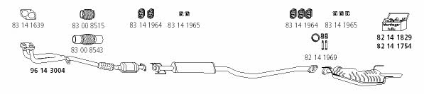 HJS Leistritz OP_683 Exhaust system OP683