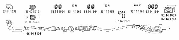 HJS Leistritz OP_694 Exhaust system OP694