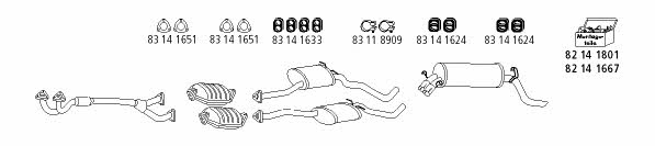 HJS Leistritz OP_890 Exhaust system OP890