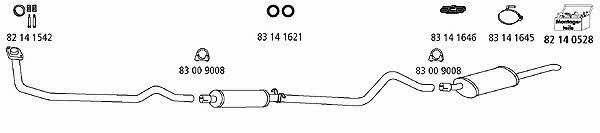 HJS Leistritz OP_983 Exhaust system OP983