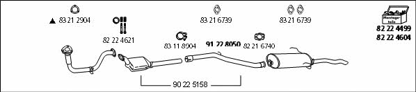  PE_71 Exhaust system PE71