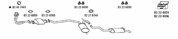  RE_124 Exhaust system RE124