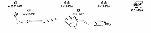  RE_134 Exhaust system RE134