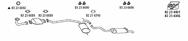  RE_135 Exhaust system RE135