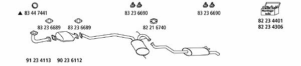  RE_144 Exhaust system RE144