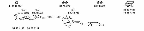  RE_145 Exhaust system RE145