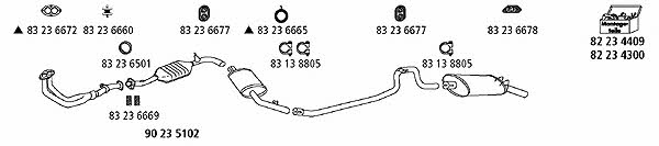  RE_270 Exhaust system RE270