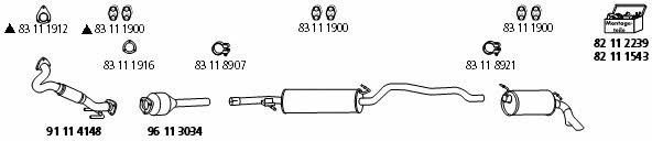  SE_144 Exhaust system SE144