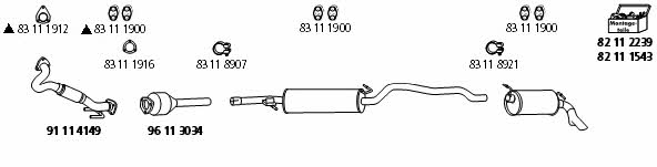  SE_145 Exhaust system SE145