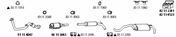 HJS Leistritz SE_162 Exhaust system SE162