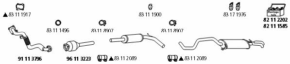 HJS Leistritz SE_287 Exhaust system SE287