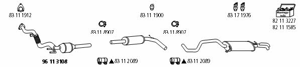 HJS Leistritz SE_291 Exhaust system SE291