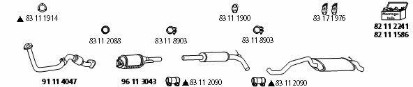 HJS Leistritz SE_44 Exhaust system SE44