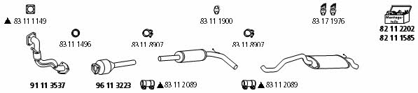 HJS Leistritz SE_58 Exhaust system SE58