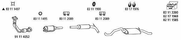  SE_82 Exhaust system SE82