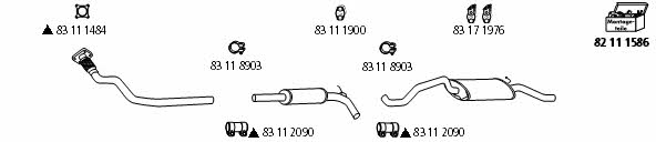 HJS Leistritz SE_90 Exhaust system SE90