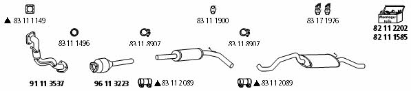  SE_91 Exhaust system SE91