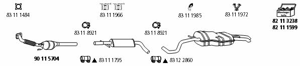  SK_131 Exhaust system SK131