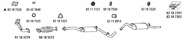  SK_14 Exhaust system SK14