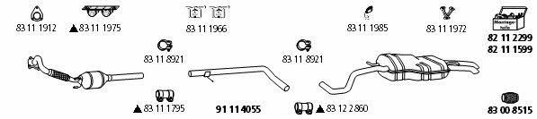 HJS Leistritz SK_177 Exhaust system SK177