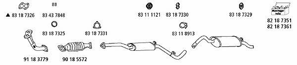 HJS Leistritz SK_19 Exhaust system SK19