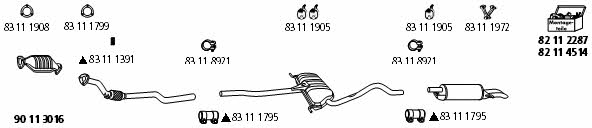 HJS Leistritz SK_228 Exhaust system SK228