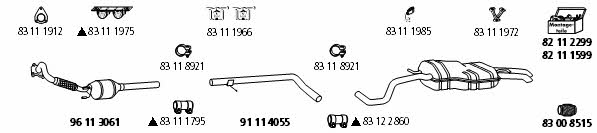 HJS Leistritz SK_64 Exhaust system SK64