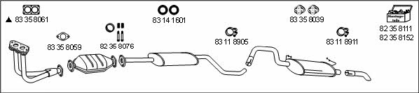 HJS Leistritz VO_22 Exhaust system VO22