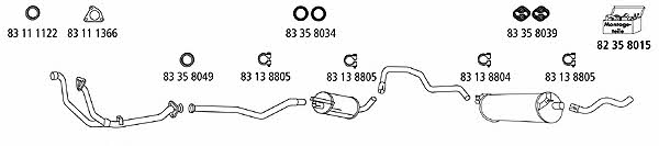 HJS Leistritz VO_66 Exhaust system VO66