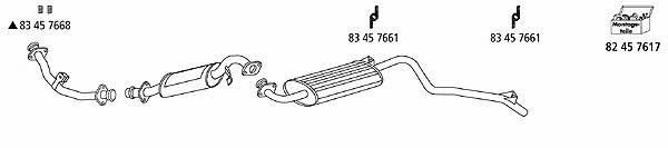 HJS Leistritz MI_88 Exhaust system MI88