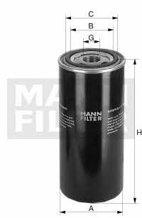 Mann-Filter W 1245/3 X Hydraulic filter W12453X