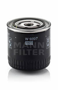 Mann-Filter W 920/7 Y Oil Filter W9207Y