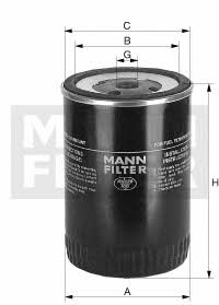 Mann-Filter WK 930/6 X Fuel filter WK9306X