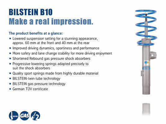 Bilstein BIL_006060 Suspension Kit, coil springs BIL006060