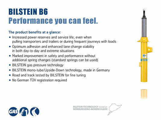 Bilstein BIL_007015 Shock absorber assy BIL007015 BIL007015 Bilstein Shock absorber assy