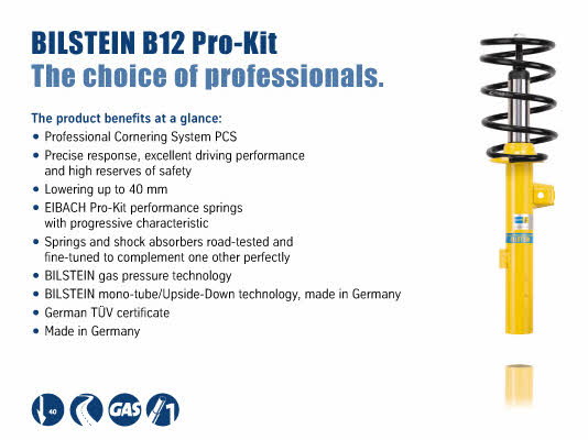 Bilstein BIL_014779 Suspension Kit, coil springs BIL014779