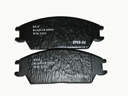Klaxcar France 24835Z Brake Pad Set, disc brake 24835Z