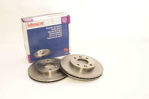 Klaxcar France 25005Z Front brake disc ventilated 25005Z