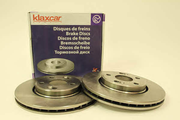 Klaxcar France 25017Z Front brake disc ventilated 25017Z