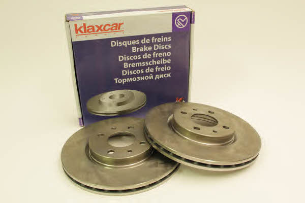Klaxcar France 25056Z Front brake disc ventilated 25056Z