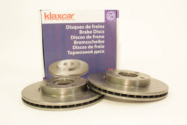 Klaxcar France 25060Z Front brake disc ventilated 25060Z
