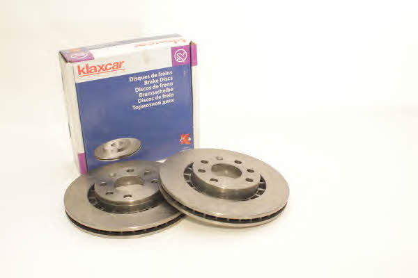 Klaxcar France 25375Z Front brake disc ventilated 25375Z