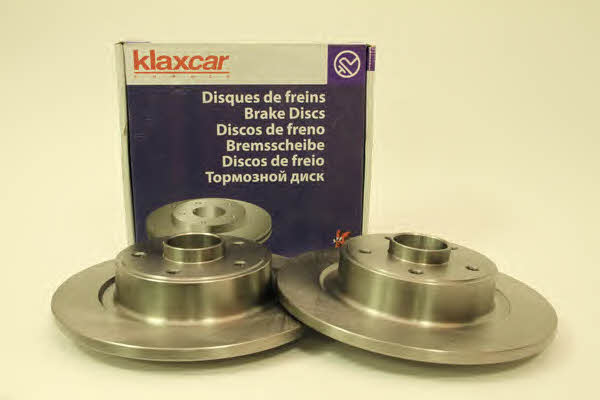 Klaxcar France 25851Z Rear brake disc, non-ventilated 25851Z