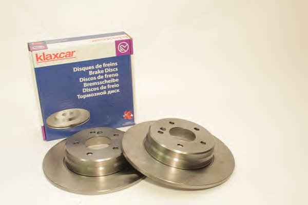 Klaxcar France 25868Z Rear brake disc, non-ventilated 25868Z