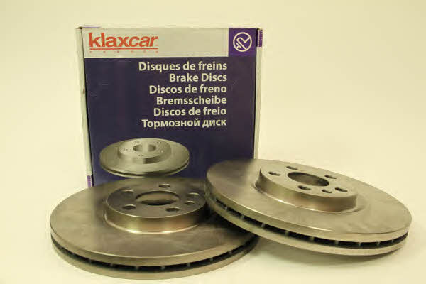 Klaxcar France 25869Z Front brake disc ventilated 25869Z