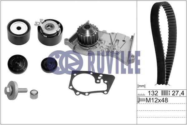 Ruville 55566711 TIMING BELT KIT WITH WATER PUMP 55566711