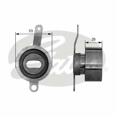 Gates Tensioner pulley, timing belt – price 89 PLN
