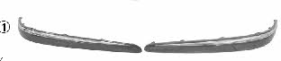 3041482 Van Wezel Trim front bumper right