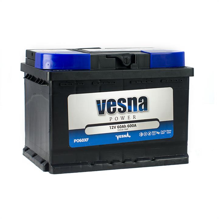 Vesna 415 362 Battery Vesna Power 12V 60AH 600A(EN) L+ 415362